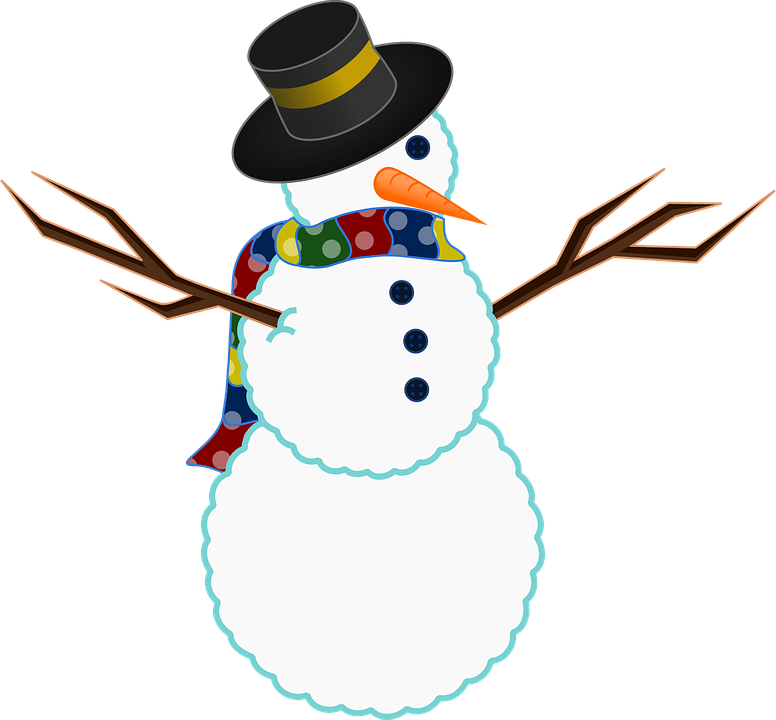 Snowman Clipart Easy - Snowman Clipart Free No Background (776x720), Png Download