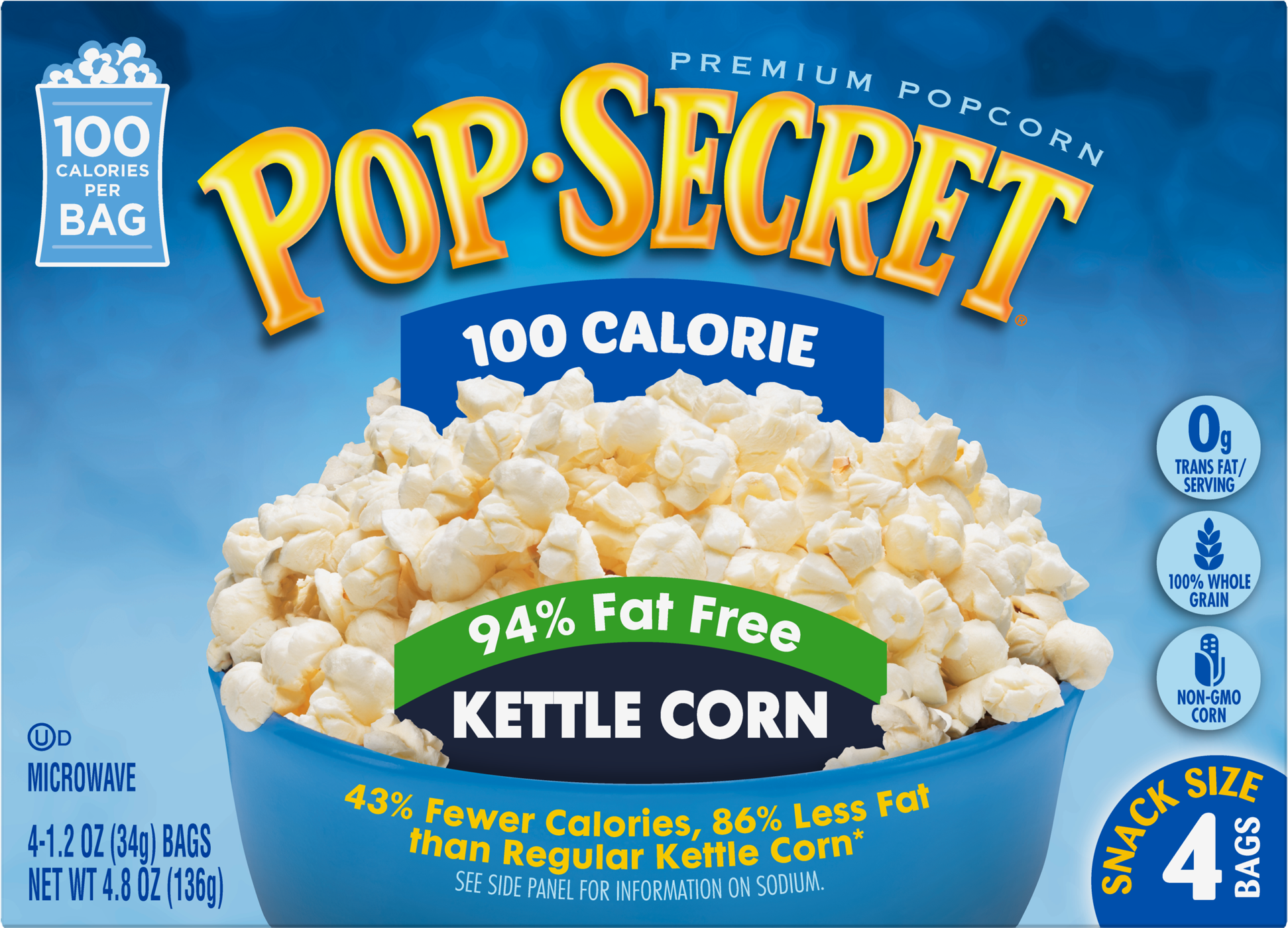 023896291833 - Pop Secret Popcorn (2000x2000), Png Download