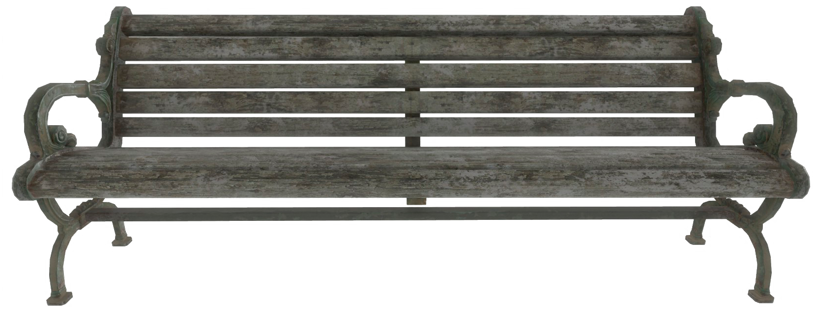 Fo4-bench - Bed Frame (1656x768), Png Download