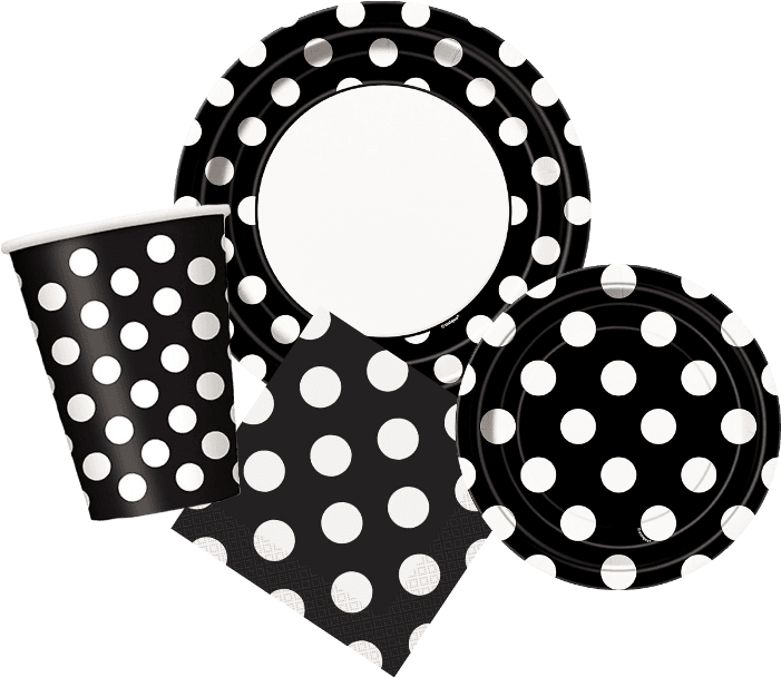 Midnight Black Gold Dots - Circle Polka Dot Border (700x700), Png Download