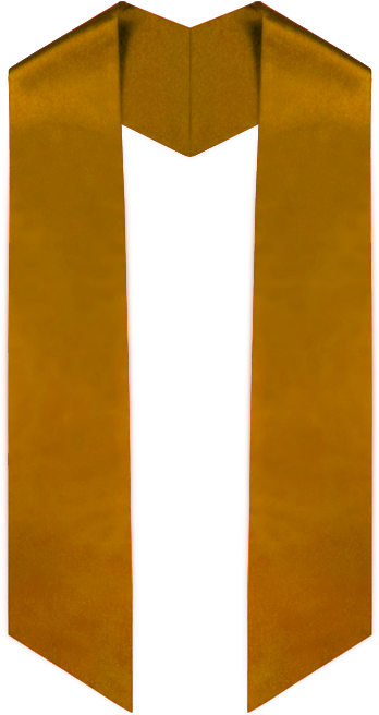 Left Side - Graduation Stole Png (435x730), Png Download