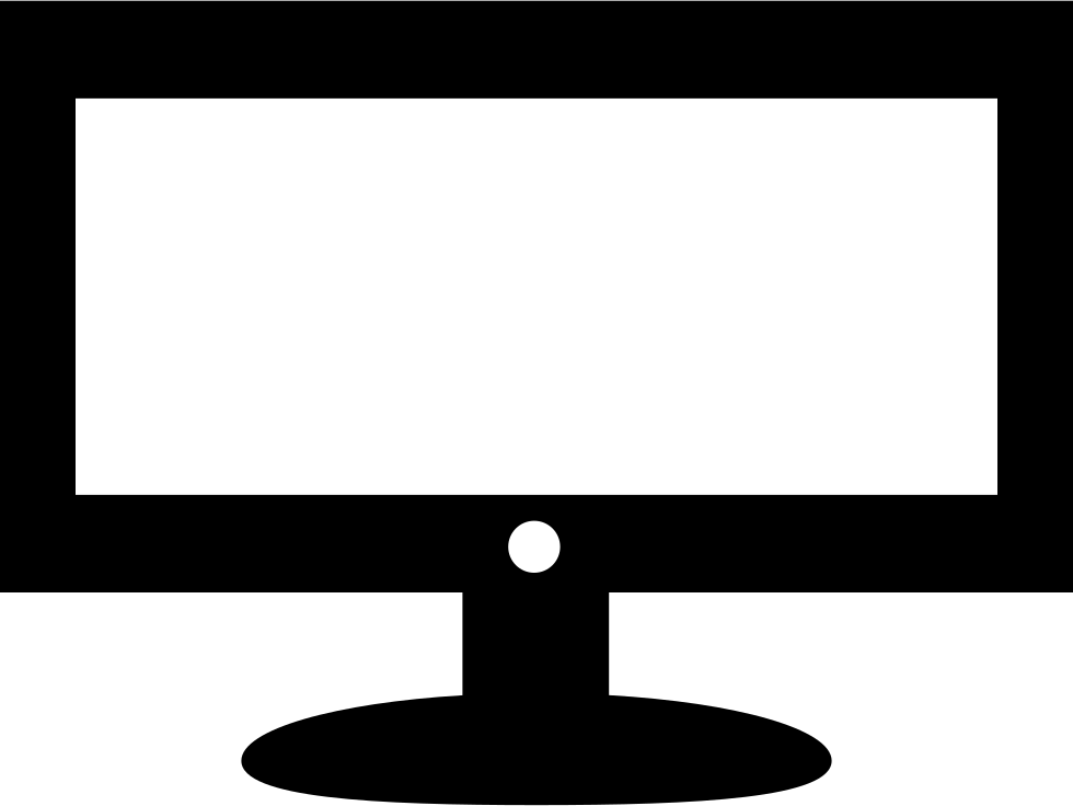 Png File - Computer Monitor (980x736), Png Download
