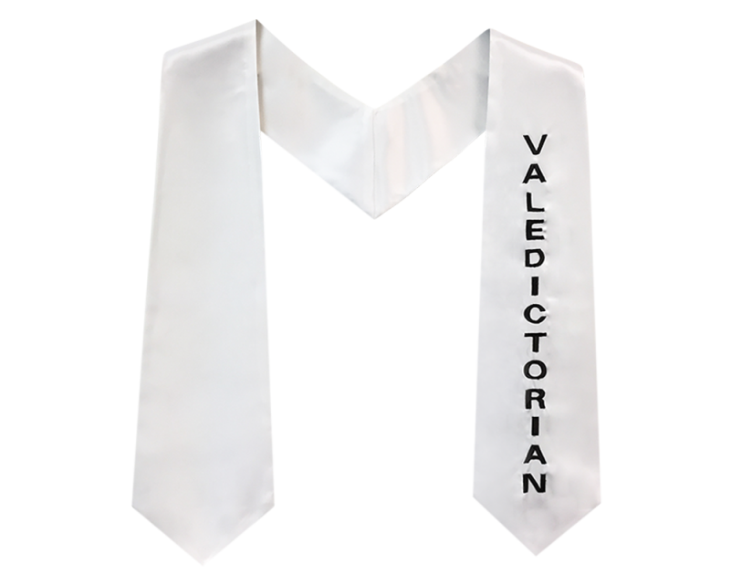 Quick Overview - Valedictorian Stole White (800x800), Png Download