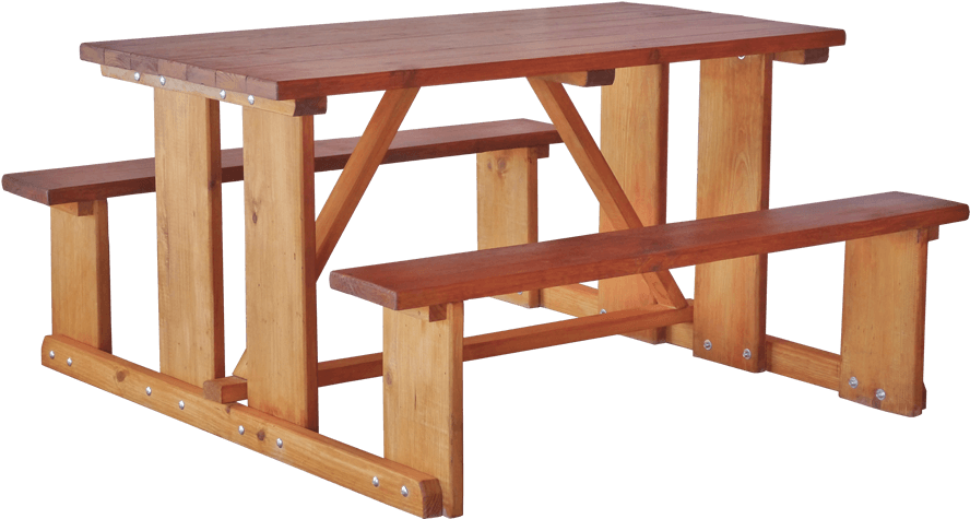 Tavern 6 Seater Wooden Bench - Bench (1100x730), Png Download