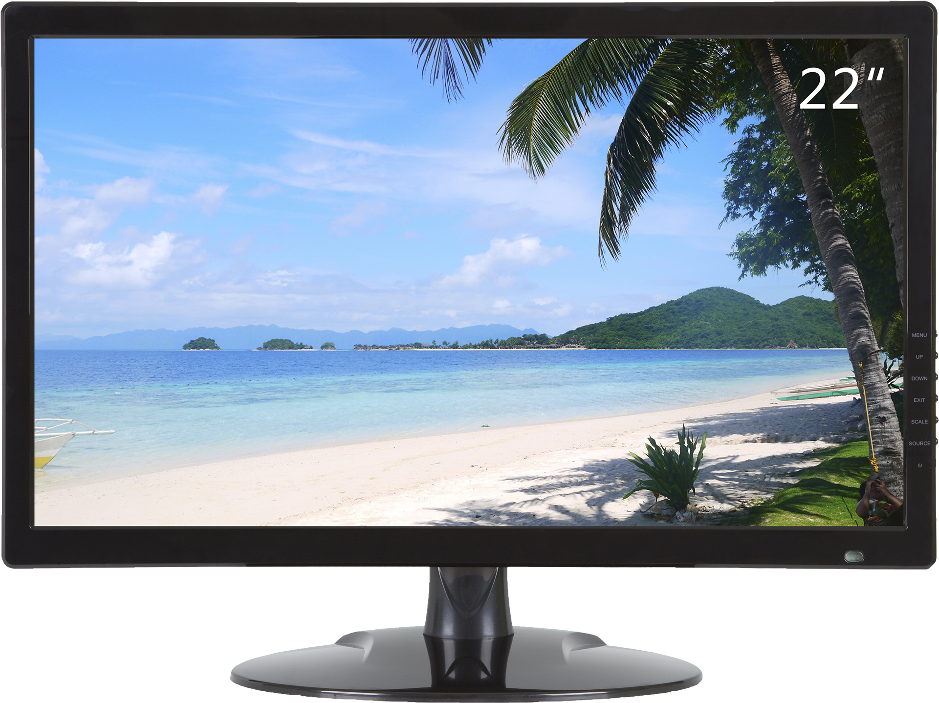 Lcd Monitor Png - Lm22 L200 (2362x2362), Png Download