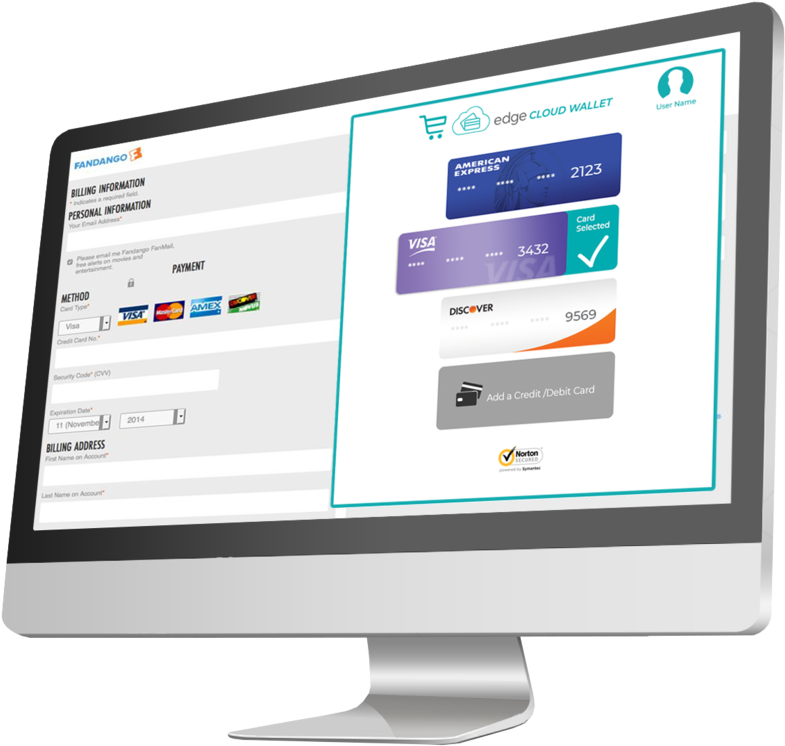Edge Cloud Wallet Checkout Screen - Cloud Computing (1000x850), Png Download
