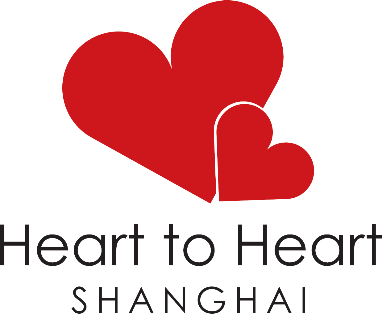 Heart To Heart Logo With Chinese - Heart (1247x1189), Png Download