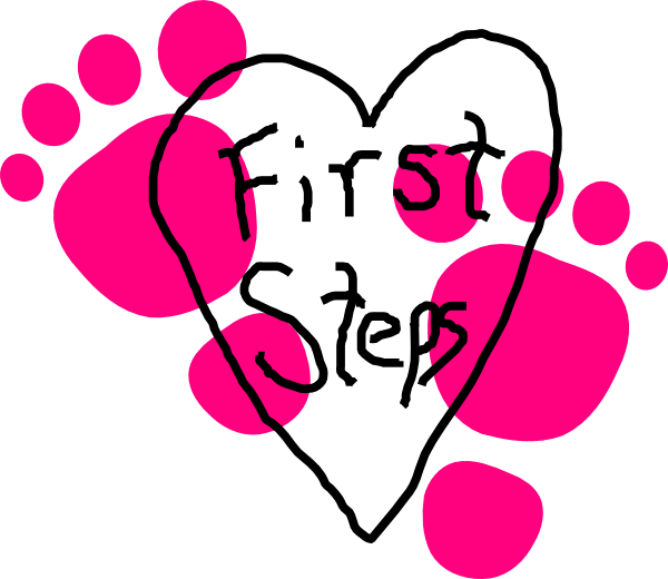 Baby First Steps Clipart (600x520), Png Download