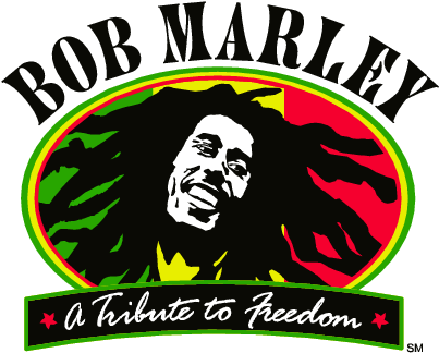 Bob Marley Logo (422x339), Png Download