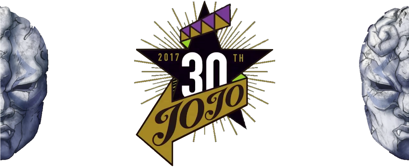 [fanart] Jojo 30th Anniversary Wallpapervarious - Jojo 30th Anniversary Logo (1366x768), Png Download