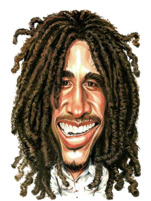 Bob Marley Psd - Bob Marley (302x400), Png Download