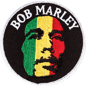 Bob Marley - Patches - Embroidered (600x600), Png Download
