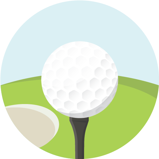 Golf-08 - Tee (533x533), Png Download