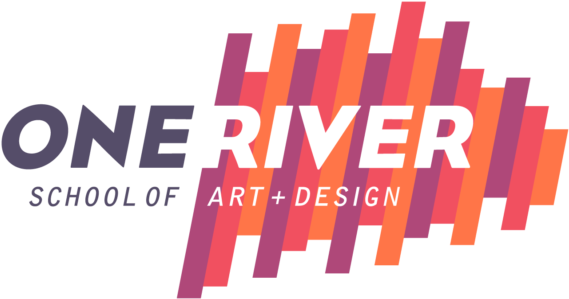 One River Logo E1533222421447 - One River School Of Art (600x314), Png Download