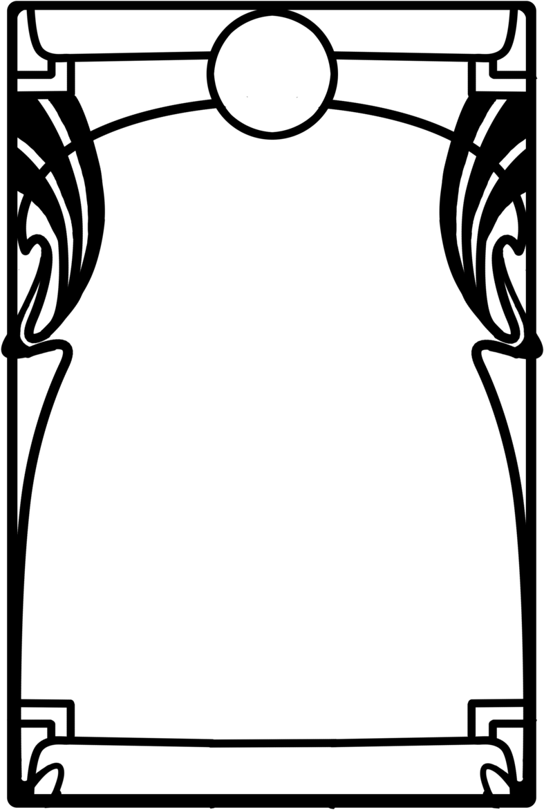 Art Deco Frame Clipart (900x1273), Png Download