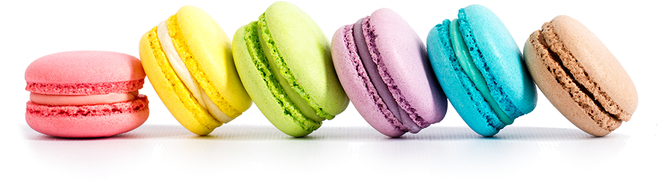 Macaron Png Image With Transparent Background - Transparent Background Macaron Transparent (958x291), Png Download