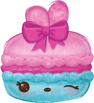 Creme Filled Num Madelyn Macaron - Num Noms Madelyn Macaron (445x430), Png Download