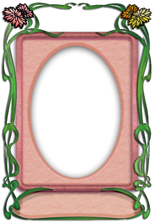 Art Nouveau Border Png Art Nouveau Picture Frame - Graphic Design (600x763), Png Download