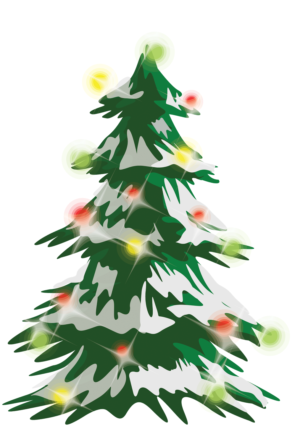 Arboles De Vectores Arbol - Christmas Tree Vector (1188x1600), Png Download