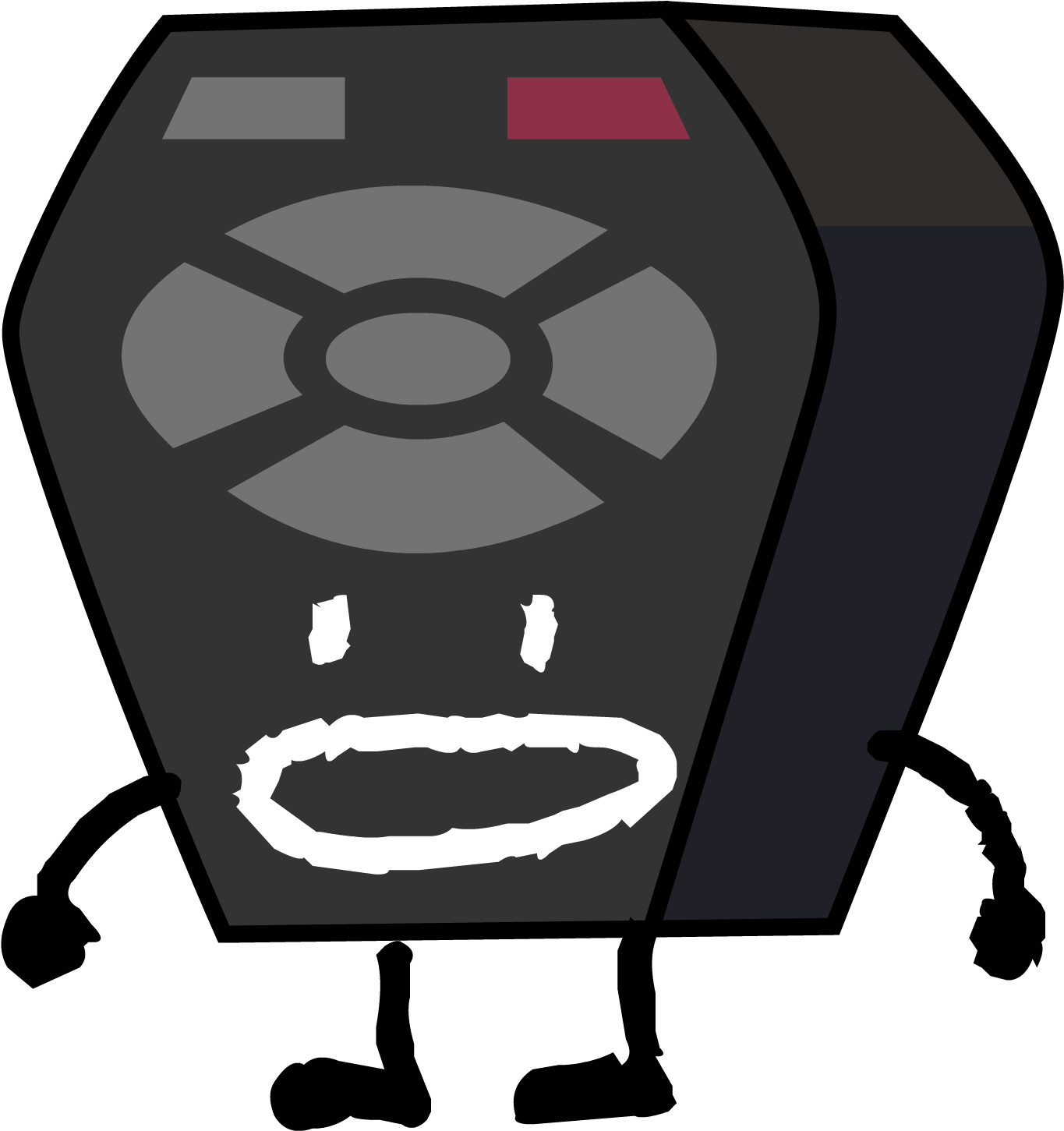 Remote Intro 2 - Bfb Remote (1405x1485), Png Download