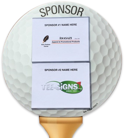 Sleeve Placement 2stock Png - Reusable Golf Hole Sponsor Signs (508x536), Png Download