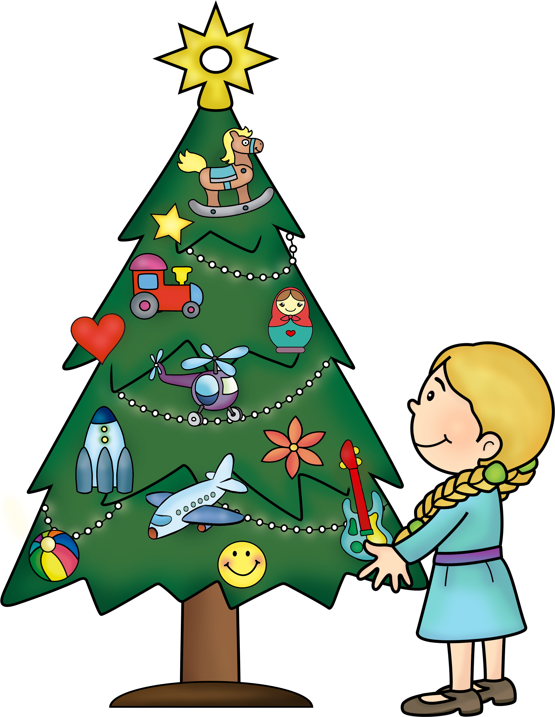 Feliz Navidad 2015 » Arbol Navidad Juguetes - Lecciones De Navidad Para Escuela Dominical (2579x3249), Png Download
