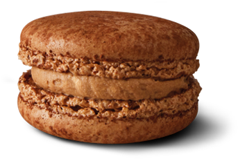 Chocolate Macaron - Chocolate (380x380), Png Download