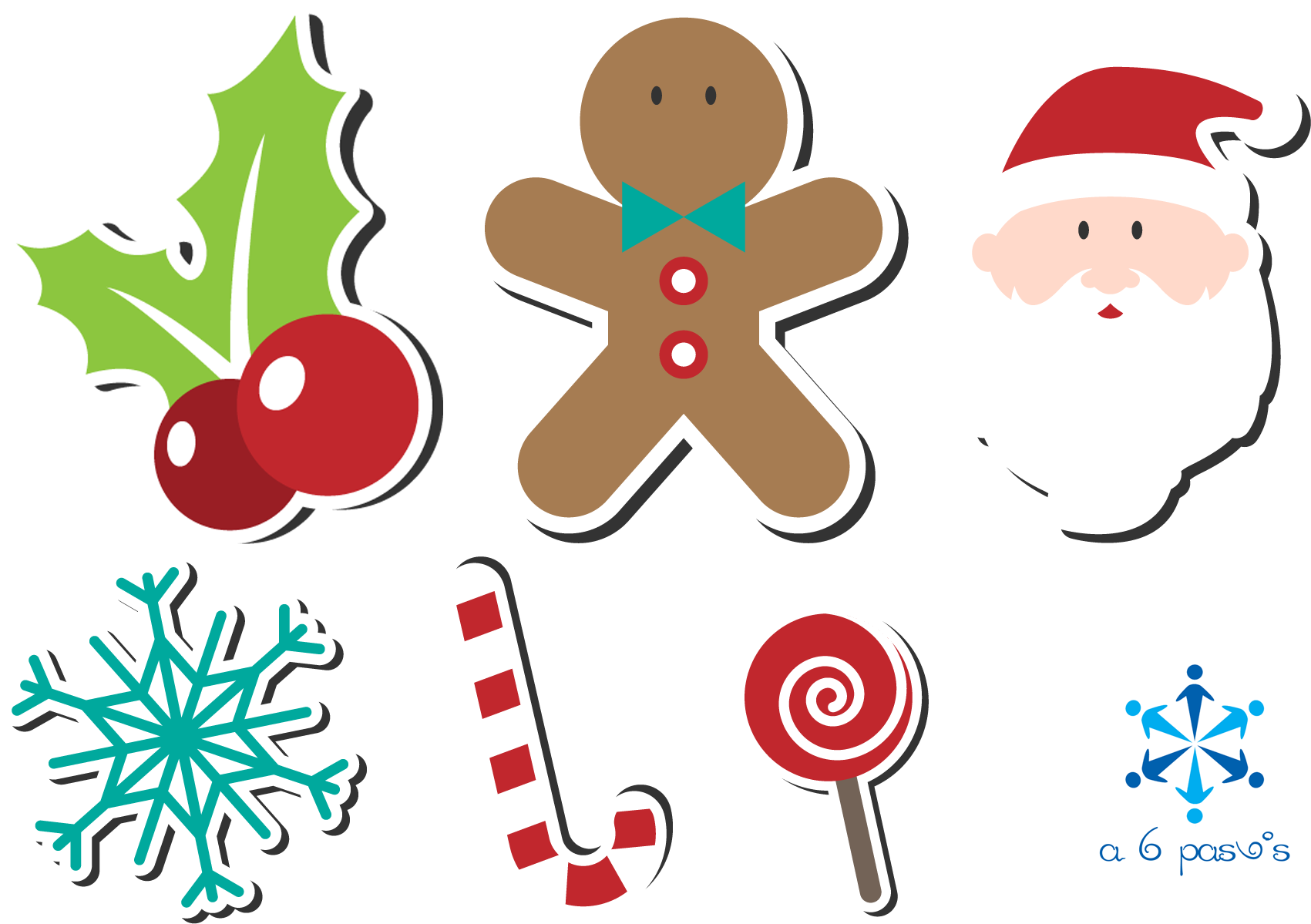 Guirnaldas Navideñas Para El Árbol De Navidad Garlands - Guirnaldas Navideñas Para Imprimir (1754x1240), Png Download