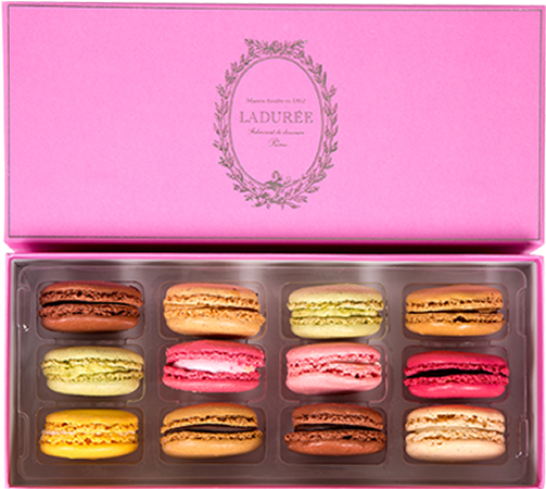 Macaron Boxes Laduree (800x470), Png Download