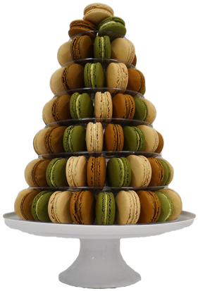 7 Tier Tower Just £170 Inclusive - Macaroon (305x428), Png Download