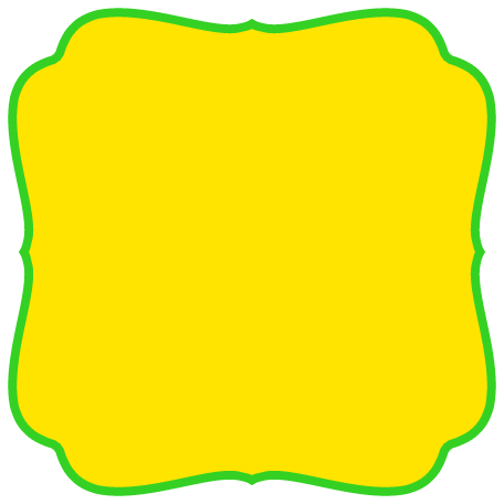Label Frames Png Antes De Usar Essas Imagens, Leia - Frame Verde E Amarelo (456x456), Png Download