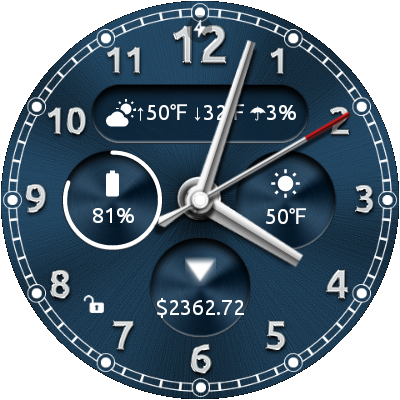This Watch Face By Richface Supports Four Complications - Tommy Hilfiger 1791561 (400x400), Png Download