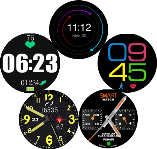 So This Is The G6 New Watchface Firmware - No 1 1 G6 Smartwatch (674x505), Png Download