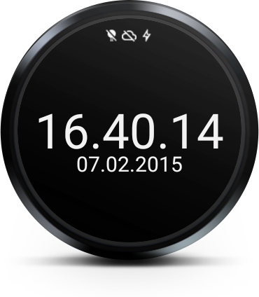 Simplewatchface - Always On Display (370x424), Png Download