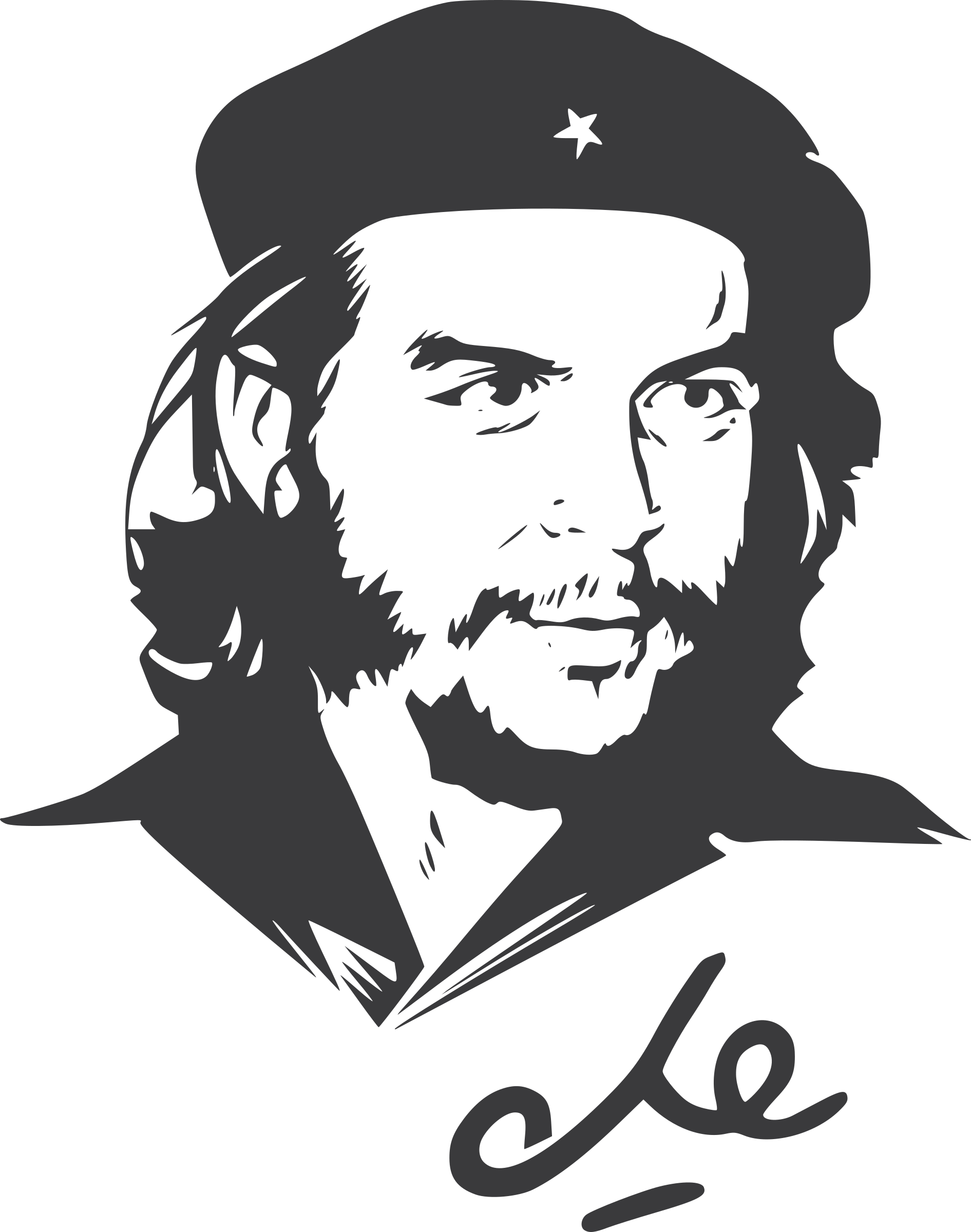 Che Guevara (1891x2400), Png Download