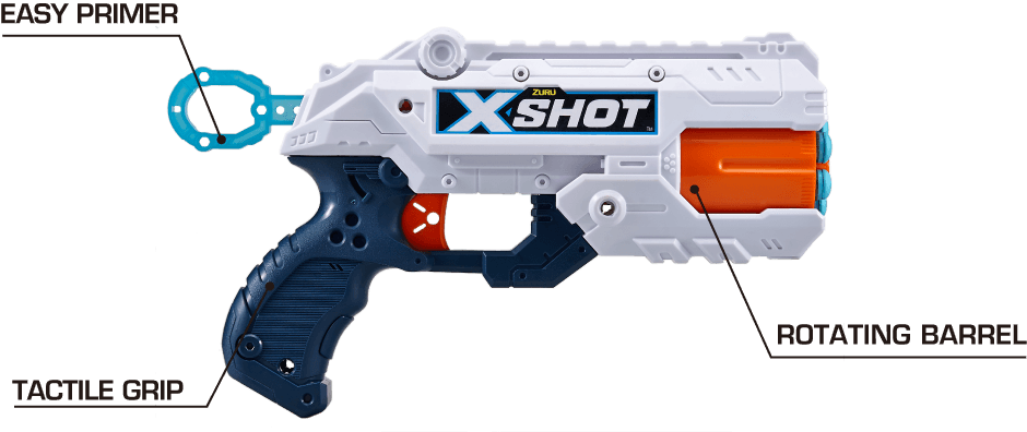 Dart Storage - X Shot Nerf Guns (940x396), Png Download