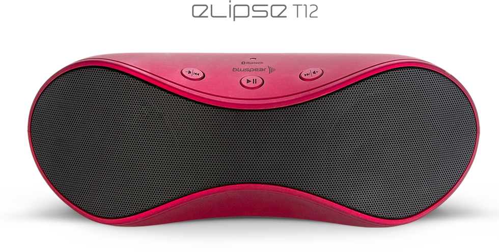Bluetooth Speaker - Elipse T12 - Polka Dot (980x496), Png Download