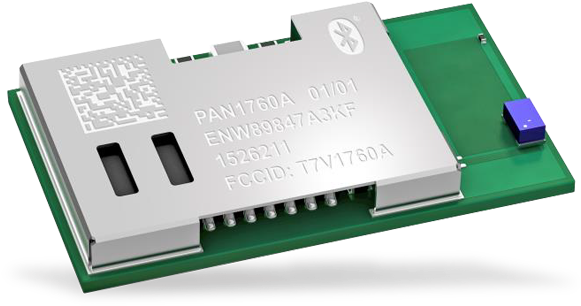 Panasonic Pan1760a Bluetooth Low Energy Module - Enw 89847a3kf (600x436), Png Download