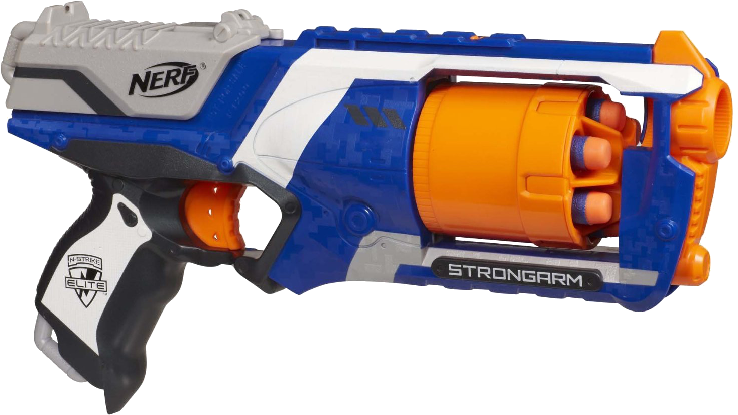 Nerf N-strike Elite - Nerf Strongarm N Strike Elite (4000x1500), Png Download