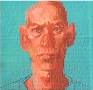 From Life - Self-portrait (404x316), Png Download