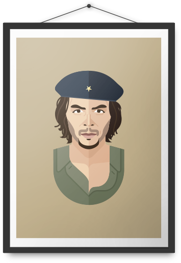 Che Guevara Poster - Product (500x600), Png Download