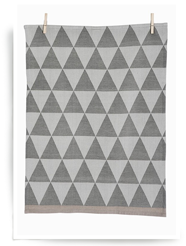 Grey Mountain Tea Towel - Ferm Living Mountain Tea Towel 50x70cm, Grey (400x510), Png Download