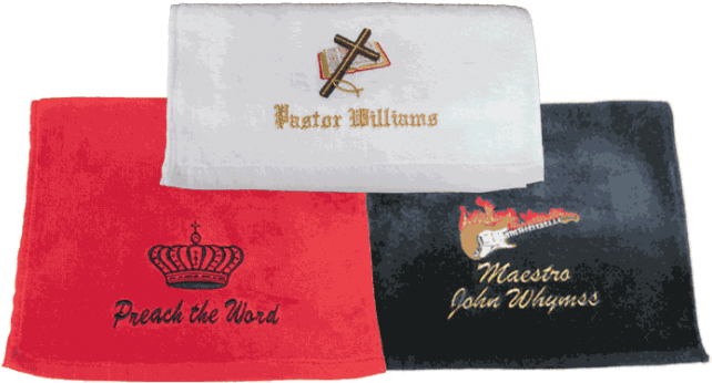 Personalized Hand Towels - Embroidered Face Towels Png (649x357), Png Download