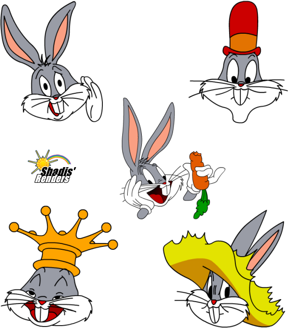 Render Bugs Bunny Set Autres Dessins Anim S Png Image - Bugs Bunny (650x700), Png Download