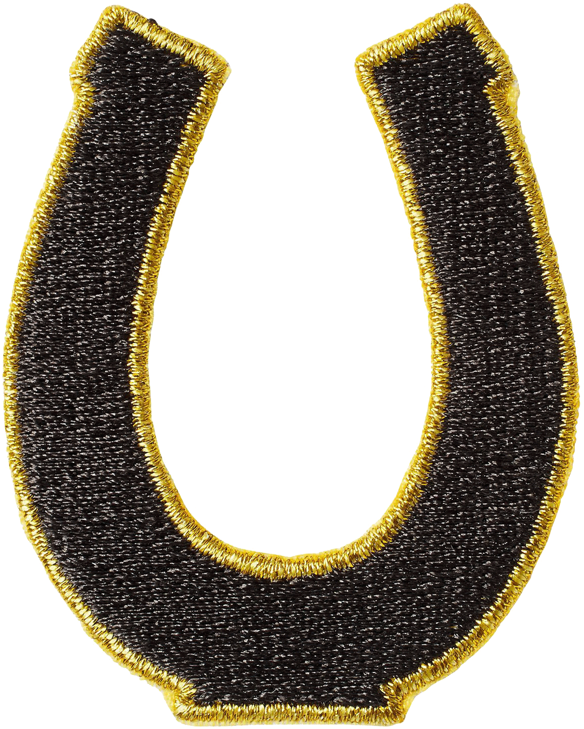 Black & Gold Horseshoe Sticker Patch - Stoney Clover Lane Women's Horseshoe Sticker Patch (1156x1444), Png Download