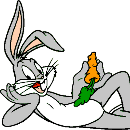 Photo - Bugs Bunny Carrot (530x529), Png Download