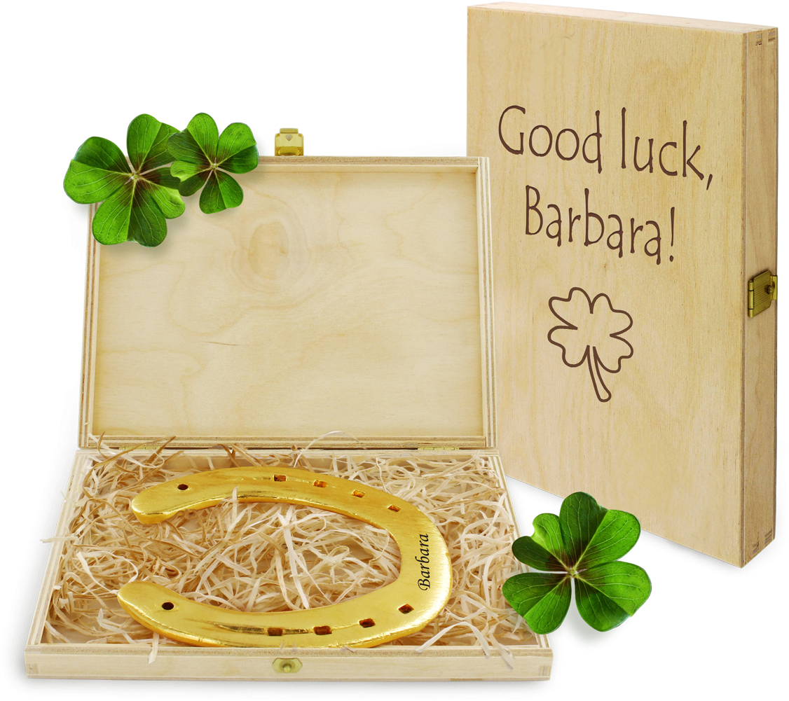 Golden- Plated Horseshoe - Fer A Cheval Cadeau (1200x1200), Png Download