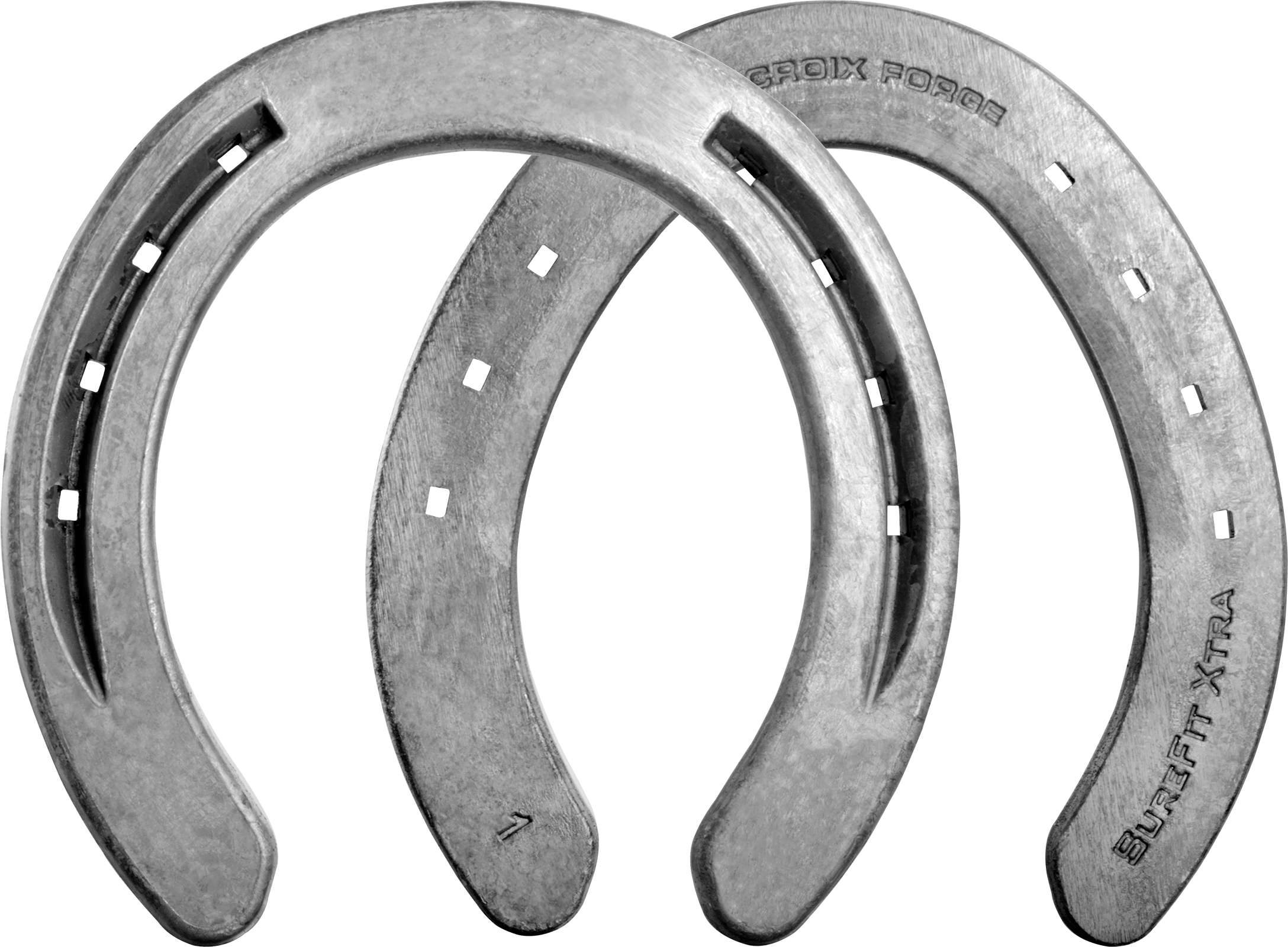 Croix Surefit Xtra Horseshoes, Front Bottom, Hind Hoof (2176x1600), Png Download