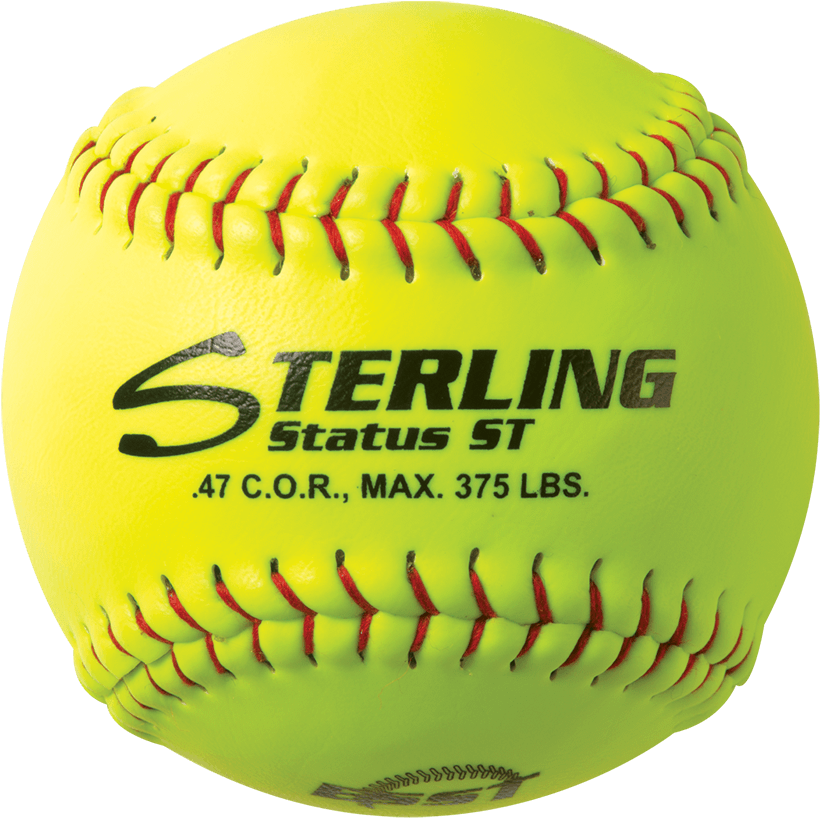 Status St Fastpitch Synthetic Softball - Sterling Softballs (900x898), Png Download