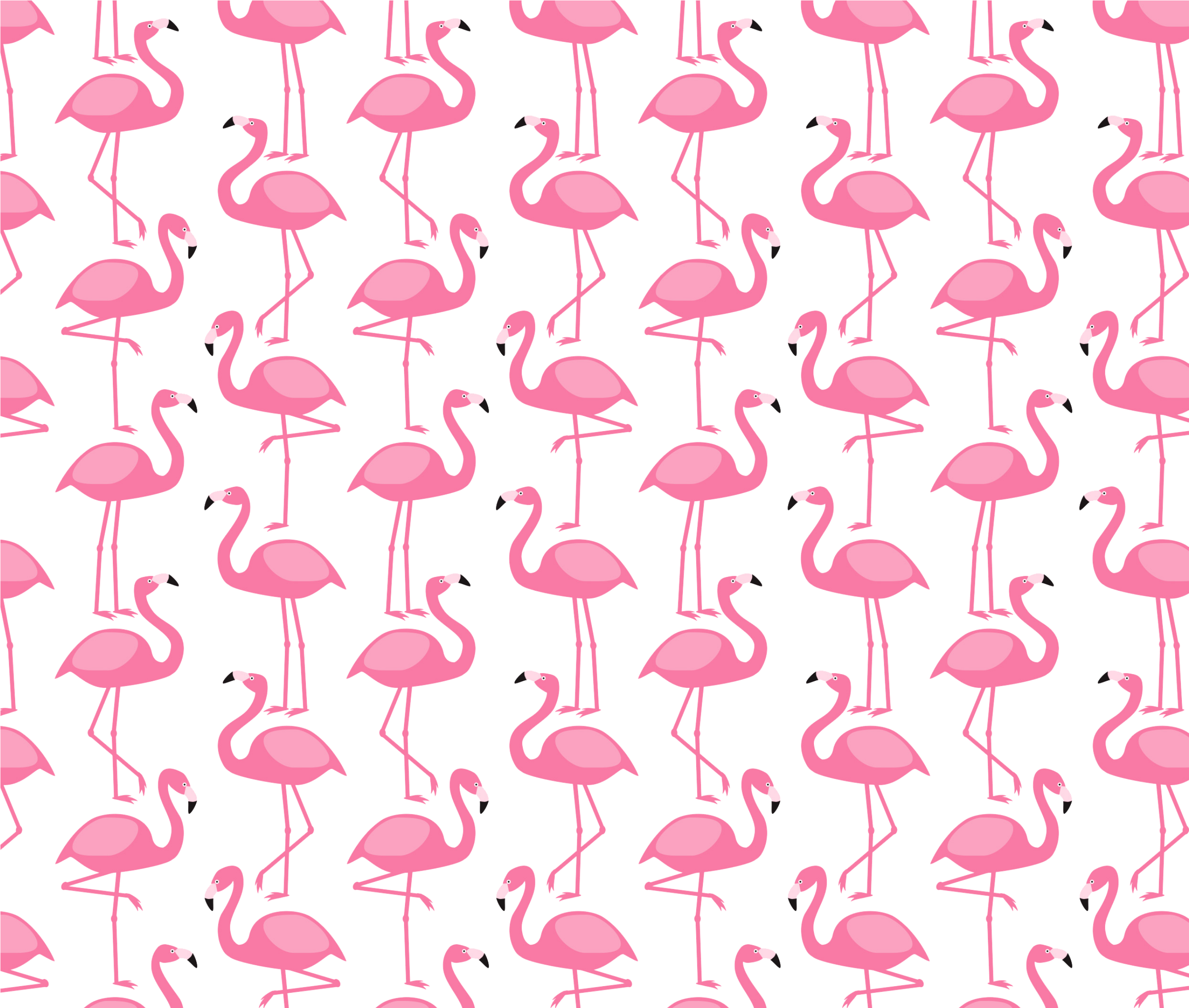 Flamingo Clipart Santa Florida - Festa Com Painel De Flamingo (2725x2260), Png Download